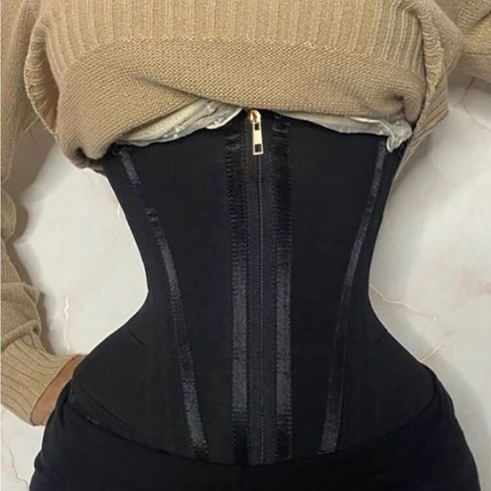 Elegant Black Waist Trainer Corset